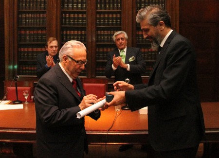 Entrega del doctorado honoris causa de la UBA al profesor Paulo Affonso Leme Machado