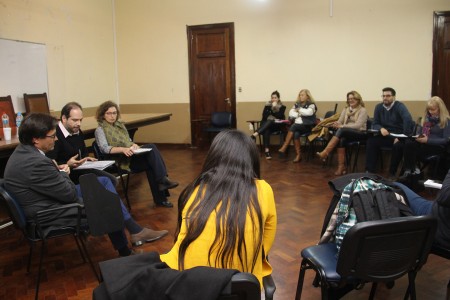 Mesa de debate sobre los desafos de la justicia restaurativa en Argentina