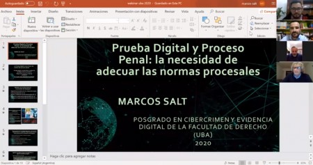 Seminario web del Posgrado en Cibercrimen y evidencia digital