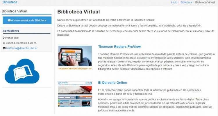 Biblioteca Virtual: Acceso digital y gratuito al material de estudio