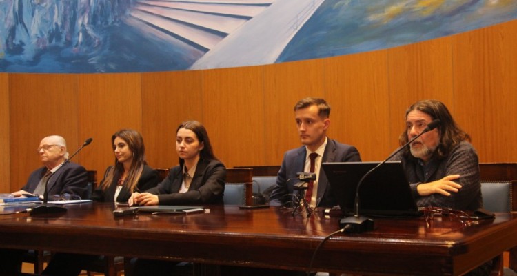 Oleh Jachno, Luciana Minassian, Alina Rohach, Oleksandr Slyvchuk y Ricardo D. Rabinovich-Berkman