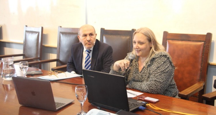 Javier De Luca y Gabriela Gusis