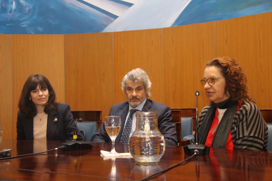 Luciana Scotti, Leandro Vergara y Mara Blanca Noodt Taquela