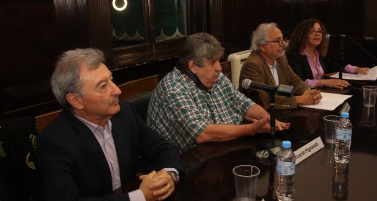 Daniel Herrero, Ricardo Pignanelli, Horacio Las Heras y Laura Castagnino