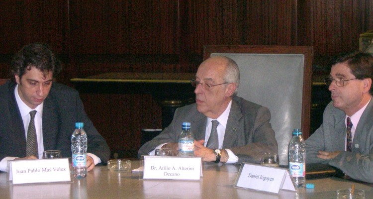 Carlos Mas Velez, Atilio A. Alterini y Daniel Irigoyen