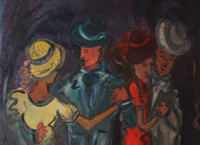 Muestra Tango. Pinturas Irene Ludwig