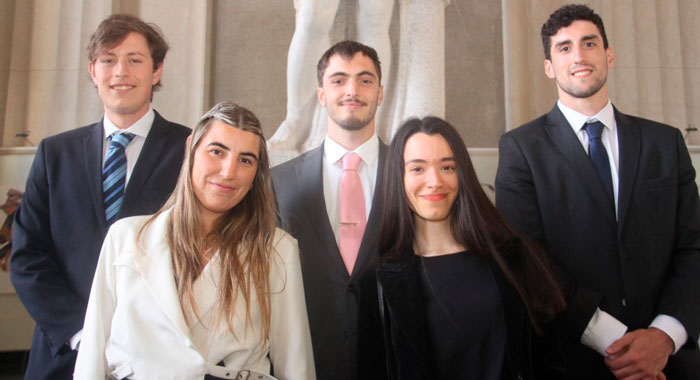 El equipo de la Facultad alcanzó el primer puesto en el XIV Concurso Nacional Universitario de Litigación Penal