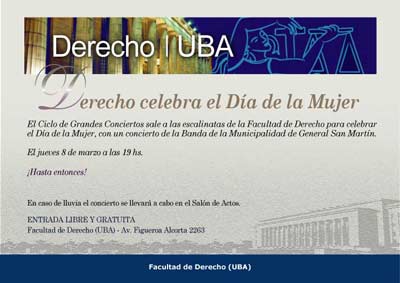 Derecho celebra el Día de la Mujer