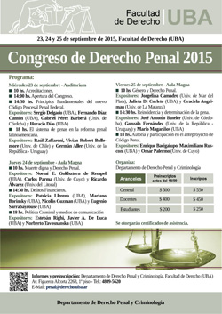 Congreso de Derecho Penal 2015