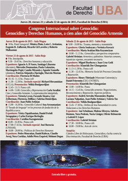 Congreso Internacional Sobre Genocidio: Genocidios Y Derechos Humanos ...