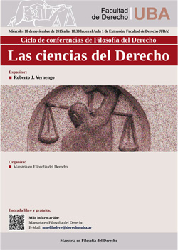 Las Ciencias Del Derecho Facultad De Derecho Universidad De Buenos